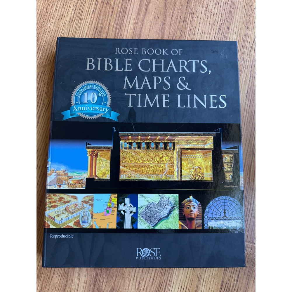 Rose Book of Bible Charts, Maps, & Time Lines Spiral Bound Hardcover